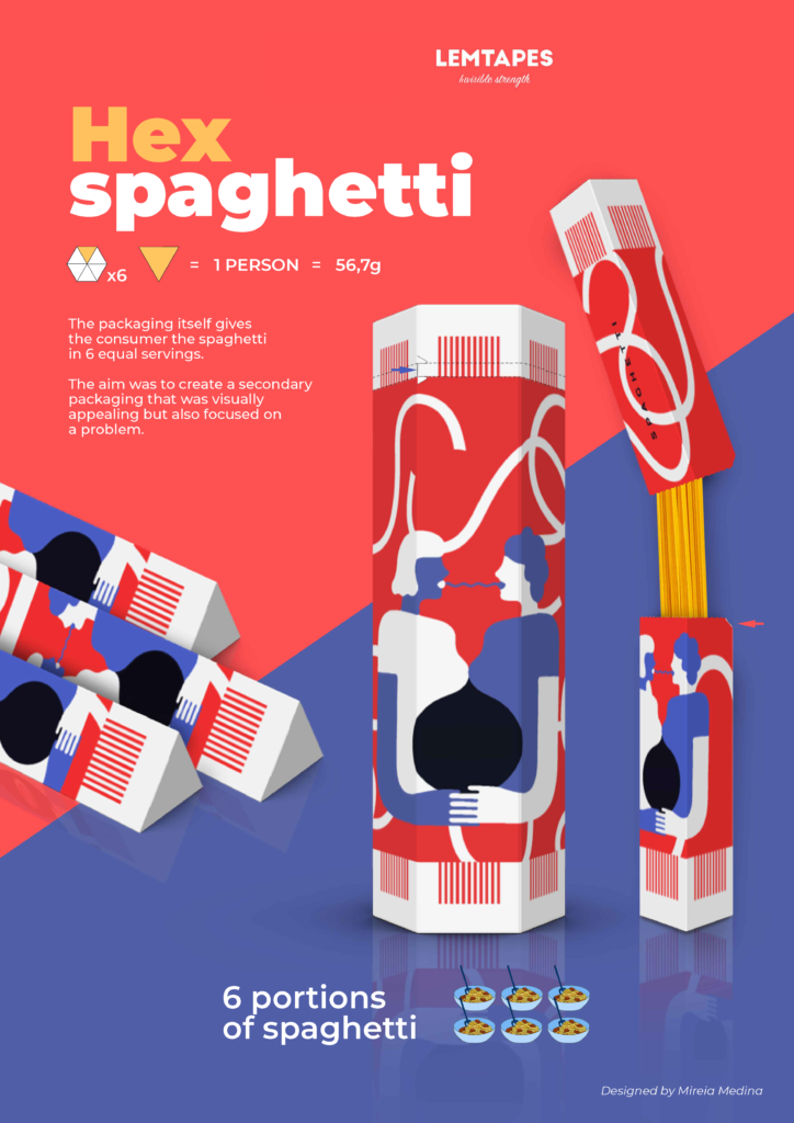 Hex spaghetti, by Mireia Medina